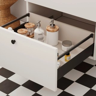 Szuflada SIMPLEX H-88 L-450mm Pełny Wysuw niska Antracyt