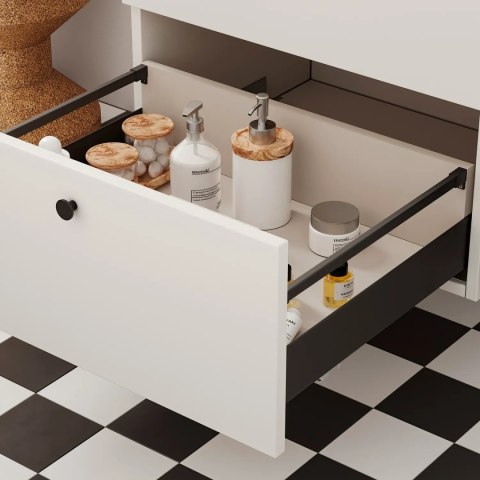 Szuflada SIMPLEX H-88 L-450mm Pełny Wysuw niska Antracyt