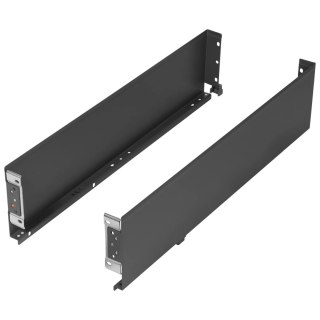 Boki do szuflady SIMPLEX H-122 L-350mm średnie Antracyt