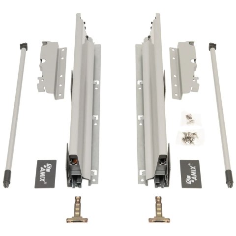 System do szuflady System Box TB10 Zestaw Wysoka L-550 Szara AMIX