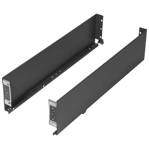 Szuflada SIMPLEX H-122 L-350mm Częściowy Wysuw średnia Antracyt