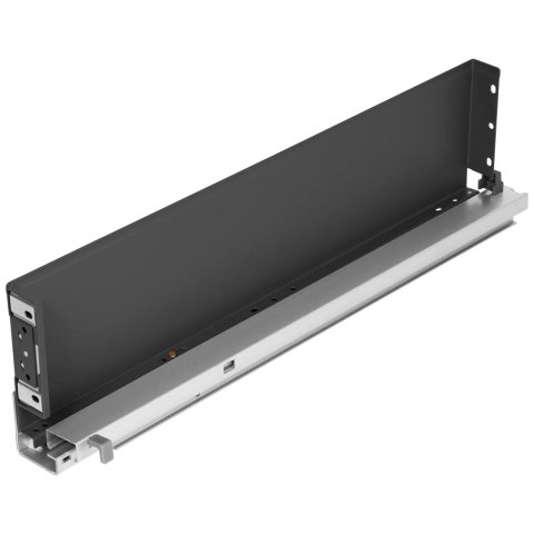 Szuflada SIMPLEX H-122 L-400mm Pełny Wysuw średnia Antracyt