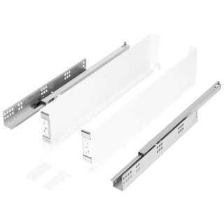 Szuflada SIMPLEX H-122 L-450mm Częściowy Wysuw średnia Biała