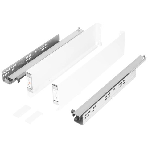 Szuflada SIMPLEX H-122 L-450mm Pełny Wysuw średnia Biała