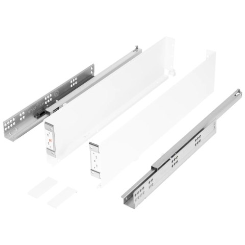 Szuflada SIMPLEX H-122 L-500mm Częściowy Wysuw średnia Biała