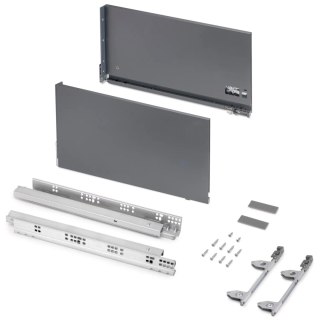 Szuflada VERTEX 3D L-450mm H-242mm Antracyt EMUCA