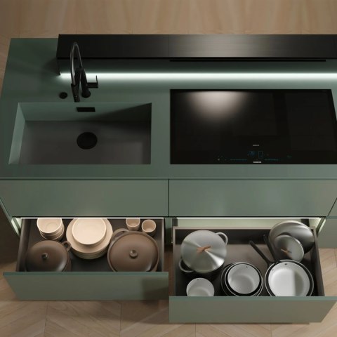 Szuflada VERTEX 3D L-450mm H-242mm Biała EMUCA