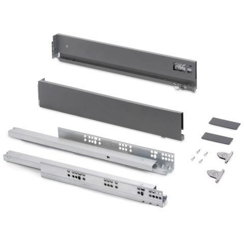 Szuflada VERTEX 3D L-500mm pod piekarnik H-83mm Antracyt EMUCA