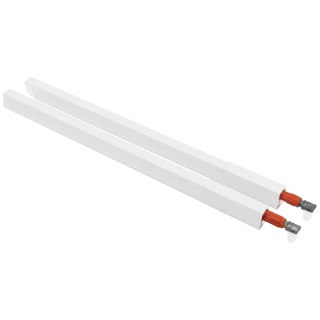 Relingi podłużne kwadratowe L-400 do szuflad Tandembox ANTARO białe