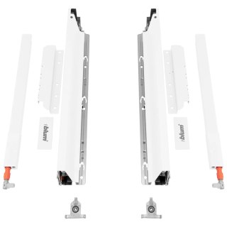 Szuflada TANDEMBOX ANTARO L-400mm Wysoka H-224mm biała BLUM