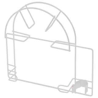 Uchwyt na rurę odkurzacza wieszak mały Biały WIEXPOL