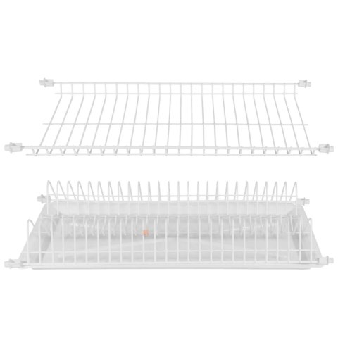 Suszarka do naczyń Bez Stelaża 45cm dwupoziomowa Biała WIEXPOL