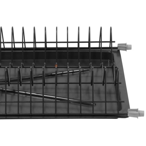 Suszarka do naczyń Bez Stelaża 60cm dwupoziomowa Grafit WIEXPOL