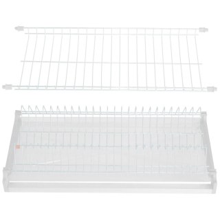 Suszarka do naczyń STANDARD 70cm dwupoziomowa Biała WIEXPOL