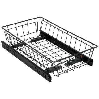 Szuflada kosz MD 30 H-100 PEŁNY WYSUW BL Grafit