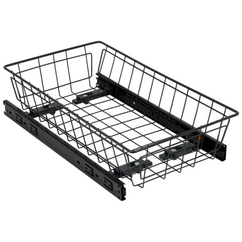 Szuflada kosz MD 30 H-100 PEŁNY WYSUW BL Grafit