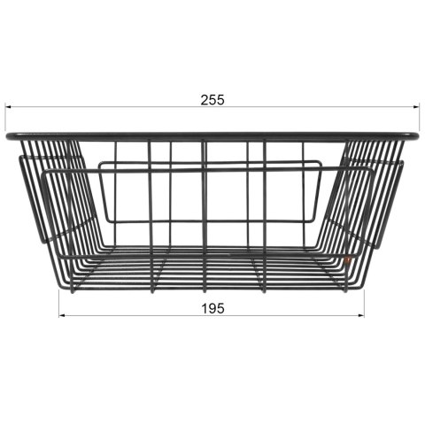 Szuflada kosz MD 30 H-100 PEŁNY WYSUW Grafit