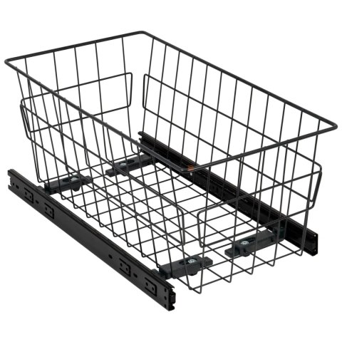 Szuflada kosz MD 30 H-200 PEŁNY WYSUW BL Grafit