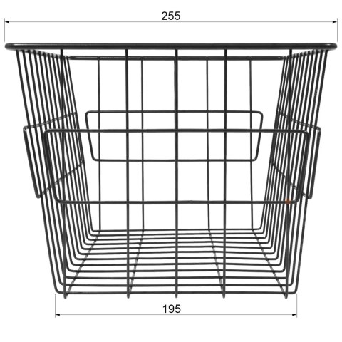 Szuflada kosz MD 30 H-200 PEŁNY WYSUW Grafit