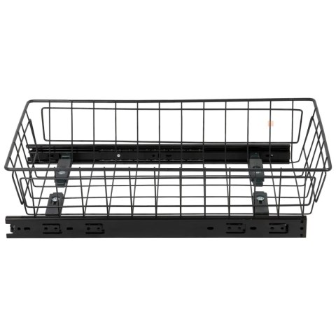 Szuflada kosz MD 40 H-100 PEŁNY WYSUW BL Grafit