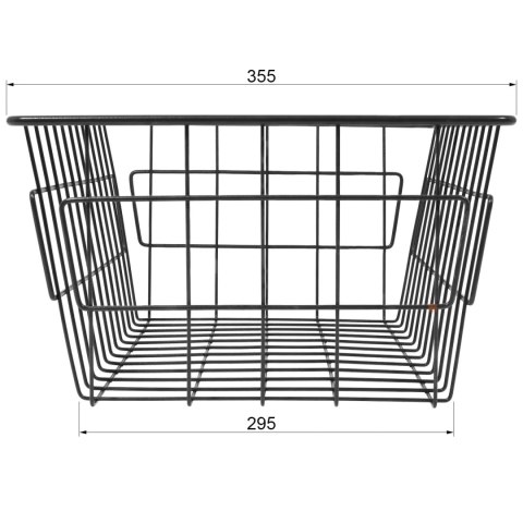 Szuflada kosz MD 40 H-150 PEŁNY WYSUW Grafit