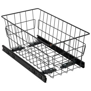 Szuflada kosz MD 40 H-200 PEŁNY WYSUW BL Grafit