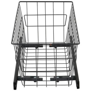 Szuflada kosz MD 40 H-200 PEŁNY WYSUW BL Grafit