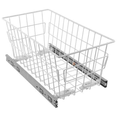 Szuflada kosz MD 40 H-200 PEŁNY WYSUW Biały