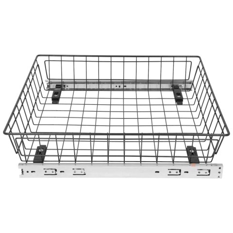 Szuflada kosz MD 50 H-100 PEŁNY WYSUW Grafit