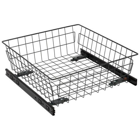 Szuflada kosz MD 50 H-150 PEŁNY WYSUW BL Grafit