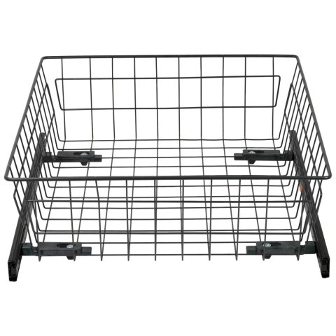 Szuflada kosz MD 50 H-150 PEŁNY WYSUW BL Grafit