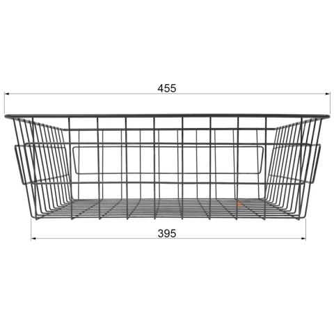 Szuflada kosz MD 50 H-150 PEŁNY WYSUW Grafit