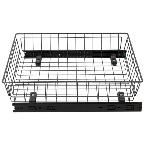 Szuflada kosz MD 60 H-100 PEŁNY WYSUW BL Grafit