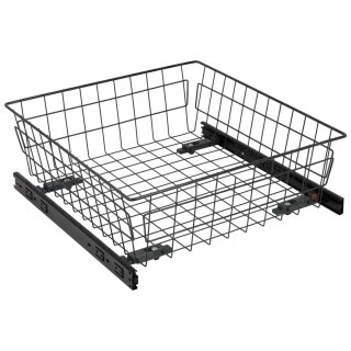 Szuflada kosz MD 60 H-150 PEŁNY WYSUW BL Grafit