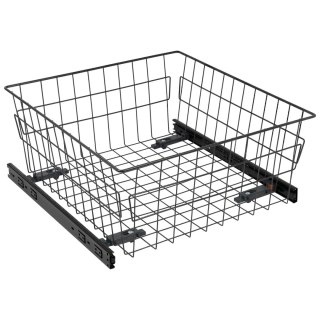 Szuflada kosz MD 60 H-200 PEŁNY WYSUW BL Grafit