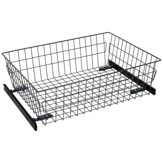 Szuflada kosz MD 70 H-200 PEŁNY WYSUW BL Grafit