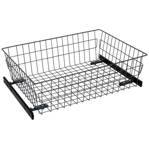 Szuflada kosz MD 70 H-200 PEŁNY WYSUW BL Grafit