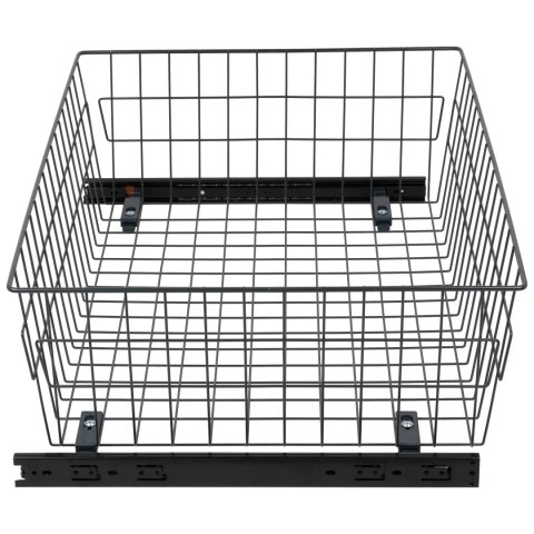 Szuflada kosz MD 70 H-200 PEŁNY WYSUW BL Grafit