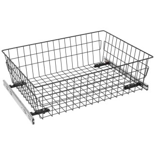 Szuflada kosz MD 70 H-200 PEŁNY WYSUW Grafit