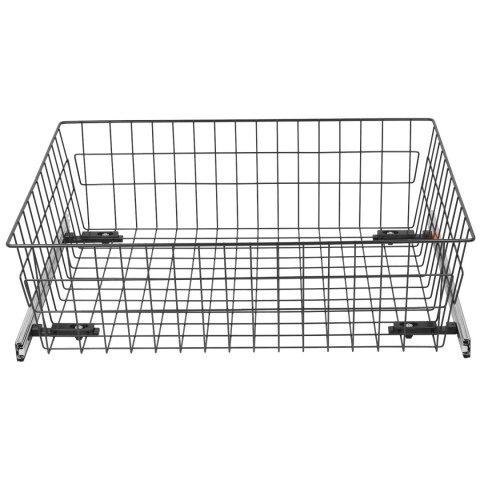 Szuflada kosz MD 70 H-200 PEŁNY WYSUW Grafit