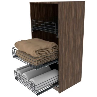 Szuflada półka kuchenna wysuwana Cargo Multi 40cm Grafit WIEXPOL