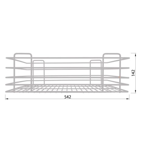Szuflada półka kuchenna wysuwana Cargo Multi 60cm Grafit WIEXPOL