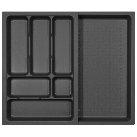 Organizer wkład do szuflady MODULAR 40-60 Antracyt LORDLY