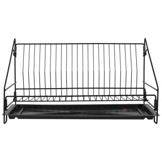 Suszarka do naczyń 50cm wolnostojąca jednopoziomowa Grafit WIEXPOL