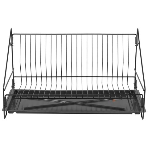 Suszarka do naczyń 50cm wolnostojąca jednopoziomowa Grafit WIEXPOL