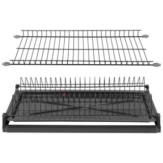 Suszarka do naczyń STANDARD 40cm dwupoziomowa Grafit WIEXPOL
