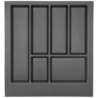 Wkład na sztućce do szuflady AxiSpace Organizer 50 Antracyt GTV