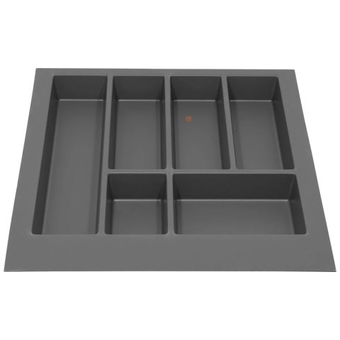 Wkład na sztućce do szuflady AxiSpace Organizer 50 Antracyt GTV