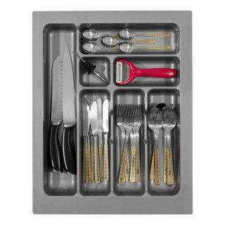 Wkład na sztućce do szuflady Organizer COMFORT 45 Szary