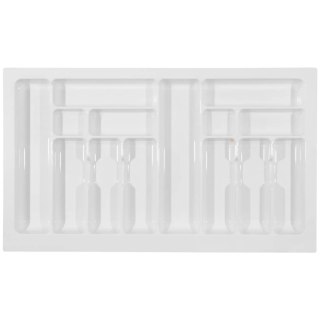 Wkład na sztućce do szuflady Organizer COMFORT 90 Biały